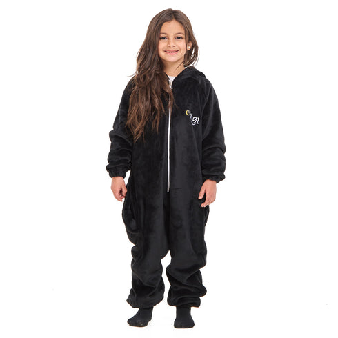 Snuggs Kids Blanket Onesie Black فانوس رمضان